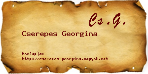 Cserepes Georgina névjegykártya